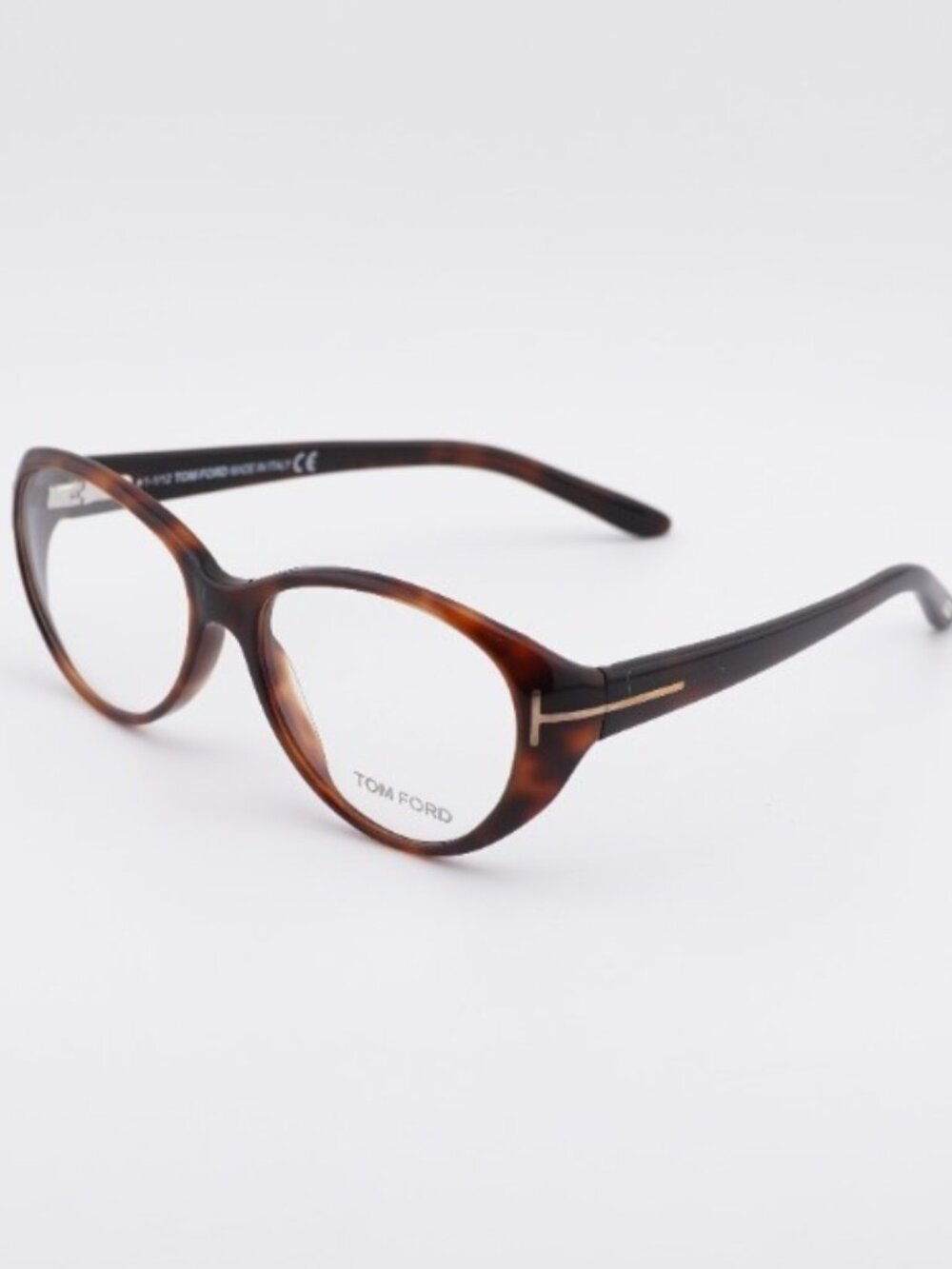 Tom Ford FT5245 052 Eyeglasses Dark Havana 53mm Oval Frame